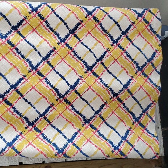 J. McLaughlin Women's Plaid Retro Office Brunch Midi Sleeveless Shift Dress Sz M - Picture 3 of 14